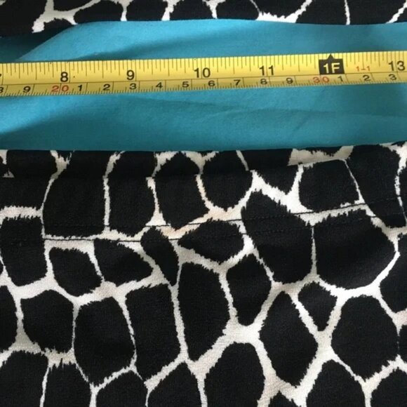 90’s A byer black/white giraffe print top/skirt, looks like a dress when on. - Picture 4 of 4